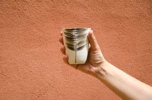 Tazza Bicchiere Deco - Set da 2 o da 4 tazze in porcellana